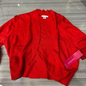 Xhilaration Women's Vibrant Red Cardigan